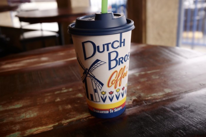 Dutch bros cup sizes oz