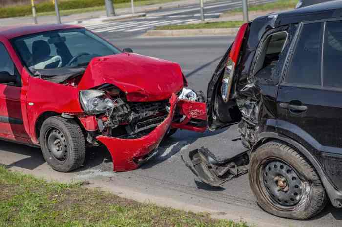 In a typical rear end collision the victims