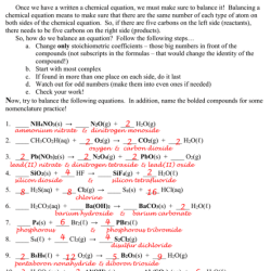 Balancing equations gizmo answer key pdf