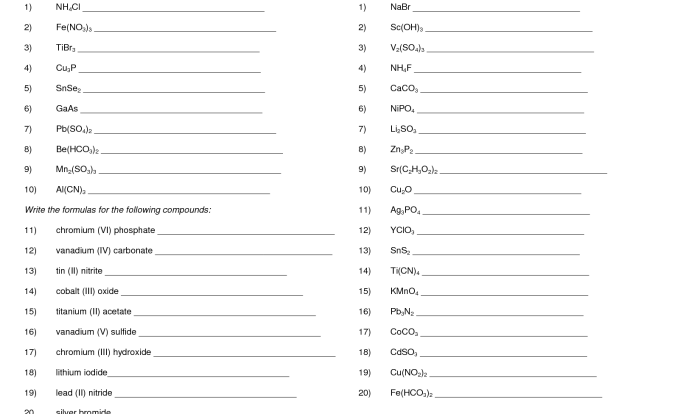 Naming acids and bases worksheet answers