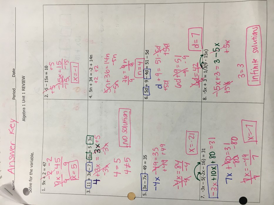 Unit 2 linear functions homework 5 answer key